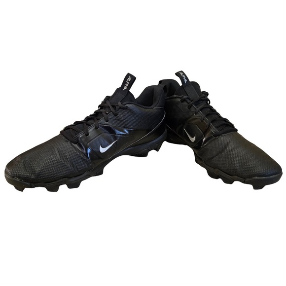 Nike FQ3875-001 Alpha Menace 4 Shark‎ Men\'s 13 Football Cleats Black & White main image 5